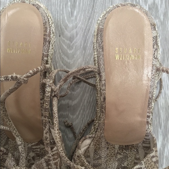 Stuart Weitzman Beige Wedges - Picture 10 of 13